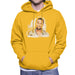 Sidney Maurer Original Portrait Of Kanye West Mens Hooded Sweatshirt - Small / Gold - Mens Hooded Sweatshirt