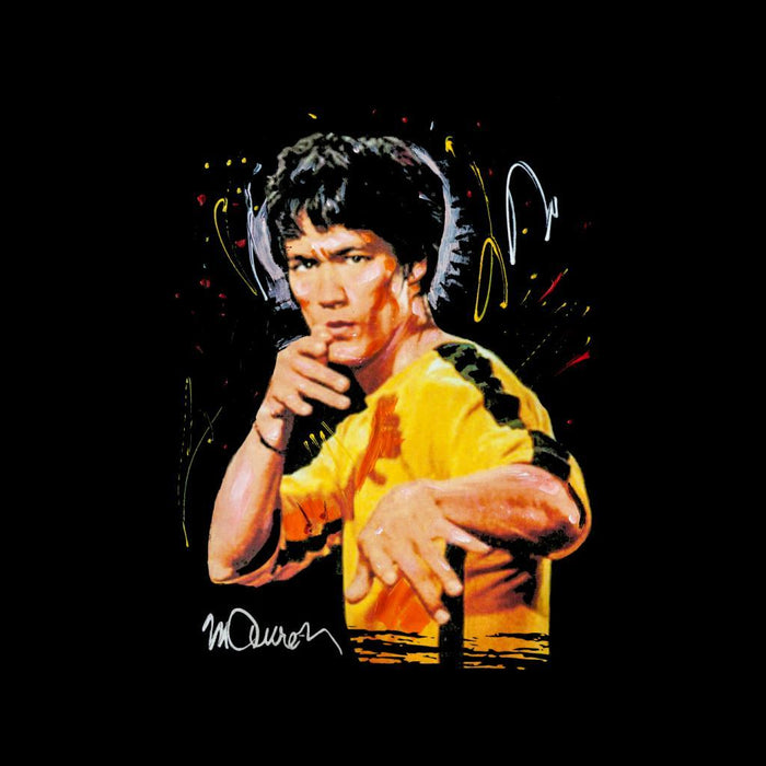 Sidney Maurer Original Portrait Of Bruce Lee Game Of Death Mens T-Shirt - Mens T-Shirt