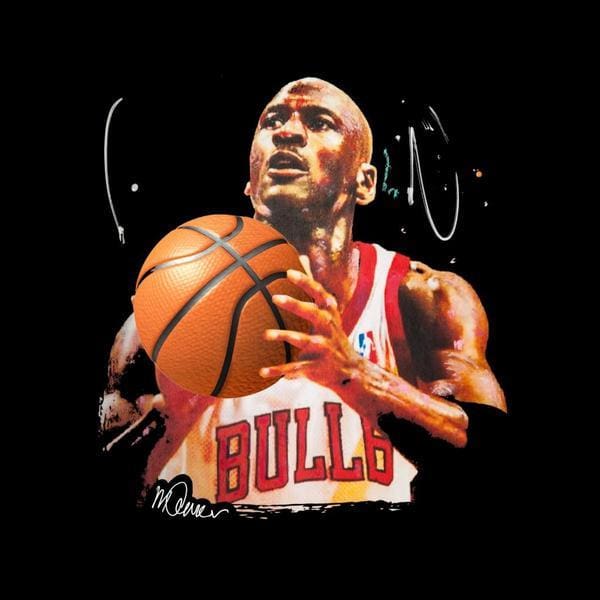 Michael Jordan Bulls White Jersey