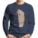 Sidney Maurer Original Portrait Of Alfred Hitchcock Portrait Mens Sweatshirt - Mens Sweatshirt