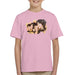 Sidney Maurer Original Portrait Of The Beatles Side Profile Kids T-Shirt - X-Small (3-4 yrs) / Light Pink - Kids Boys T-Shirt