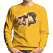 Sidney Maurer Original Portrait Of The Beatles Side Profile Mens Sweatshirt - Small / Gold - Mens Sweatshirt