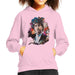 Sidney Maurer Original Portrait Of Bob Dylan Kids Hooded Sweatshirt - X-Small (3-4 yrs) / Light Pink - Kids Boys Hooded Sweatshirt
