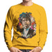 Sidney Maurer Original Portrait Of Bob Dylan Mens Sweatshirt - Small / Gold - Mens Sweatshirt
