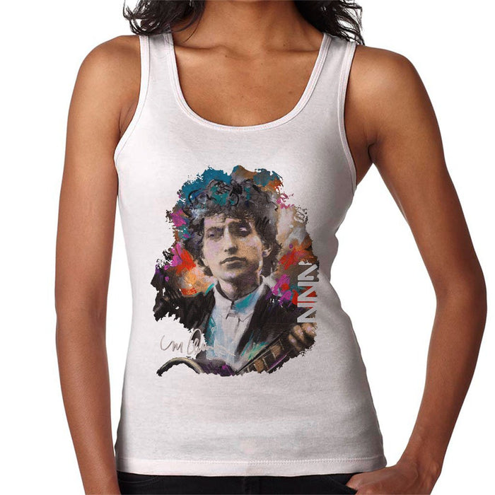 Sidney Maurer Original Portrait Of Bob Dylan Womens Vest - Womens Vest