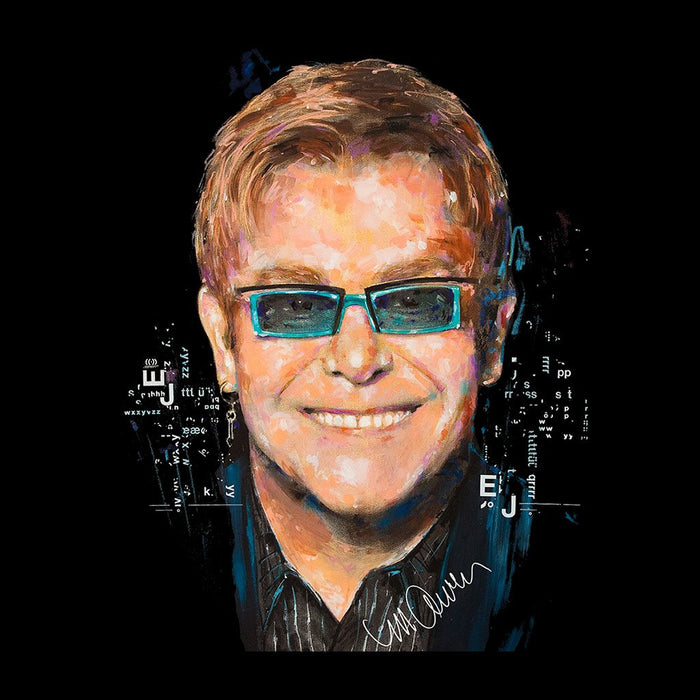 Sidney Maurer Original Portrait Of Elton John Mens Vest - Mens Vest