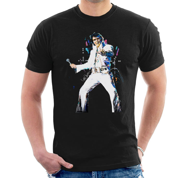 Sidney Maurer Original Portrait Of Elvis Presley Mens T-Shirt - Mens T-Shirt