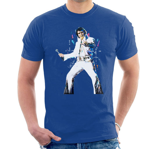 Sidney Maurer Original Portrait Of Elvis Presley Mens T-Shirt - Mens T-Shirt
