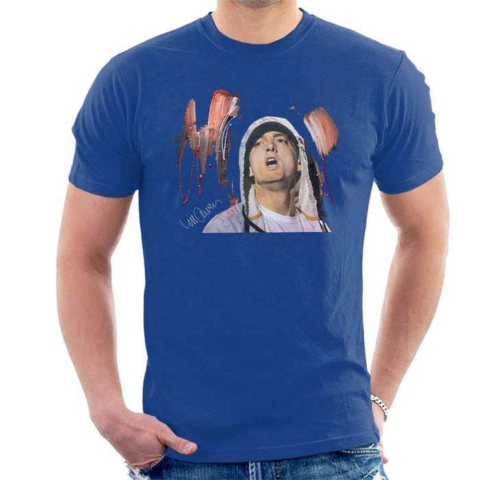 Sidney Maurer Original Portrait Of Eminem Mens T-Shirt - Mens T-Shirt
