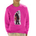 Sidney Maurer Original Portrait Of Frank Sinatra Side Shot Kids Sweatshirt - X-Small (3-4 yrs) / Hot Pink - Kids Boys Sweatshirt