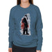 Sidney Maurer Original Portrait Of Frank Sinatra Side Shot Womens Sweatshirt - Womens Sweatshirt