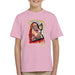 Sidney Maurer Original Portrait Of Hulk Hogan Kids T-Shirt - X-Small (3-4 yrs) / Light Pink - Kids Boys T-Shirt
