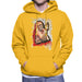 Sidney Maurer Original Portrait Of Hulk Hogan Mens Hooded Sweatshirt - Small / Gold - Mens Hooded Sweatshirt