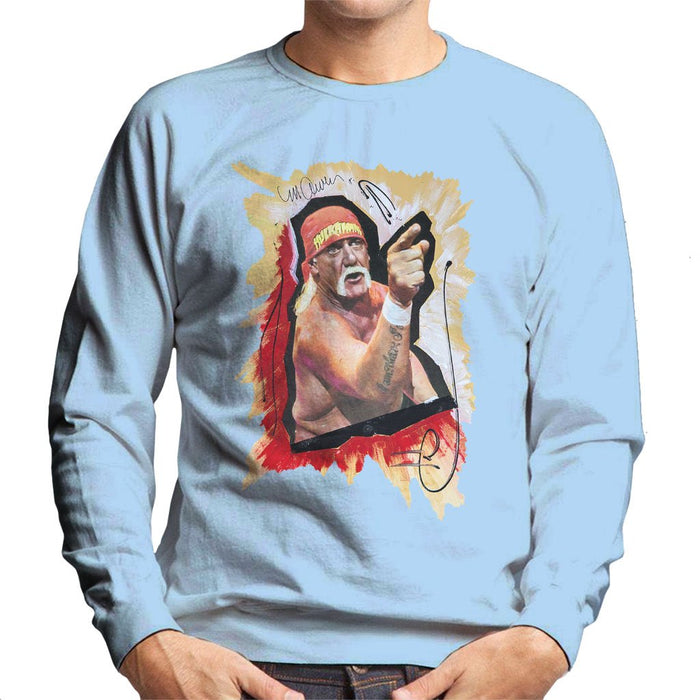 Sidney Maurer Original Portrait Of Hulk Hogan Mens Sweatshirt - Mens Sweatshirt