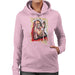 Sidney Maurer Original Portrait Of Hulk Hogan Womens Hooded Sweatshirt - Small / Light Pink - Womens Hooded Sweatshirt
