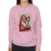 Sidney Maurer Original Portrait Of Hulk Hogan Womens Sweatshirt - Small / Light Pink - Womens Sweatshirt
