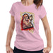 Sidney Maurer Original Portrait Of Hulk Hogan Womens T-Shirt - Small / Light Pink - Womens T-Shirt