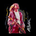 Sidney Maurer Original Portrait Of Kurt Cobain Guitar Womens Hooded Sweatshirt - Womens Hooded Sweatshirt
