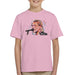 Sidney Maurer Original Portrait Of Kurt Cobain Singing Kids T-Shirt - X-Small (3-4 yrs) / Light Pink - Kids Boys T-Shirt