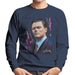 Sidney Maurer Original Portrait Of Leonardo DiCaprio Mens Sweatshirt - Mens Sweatshirt