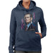Sidney Maurer Original Portrait Of Leonardo DiCaprio Womens Hooded Sweatshirt - Womens Hooded Sweatshirt