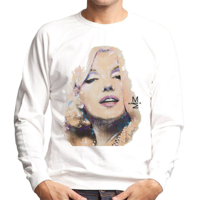 Sidney Maurer Original Portrait Of Marilyn Monroe Mens Sweatshirt - Mens Sweatshirt