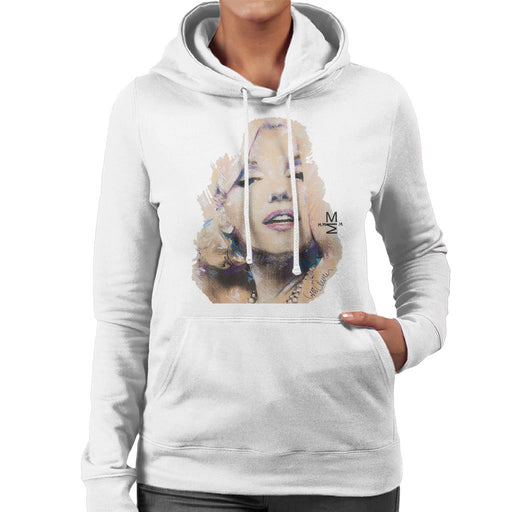 Sidney Maurer Original Portrait Of Marilyn Monroe Womens Hooded Sweatshirt - Womens Hooded Sweatshirt