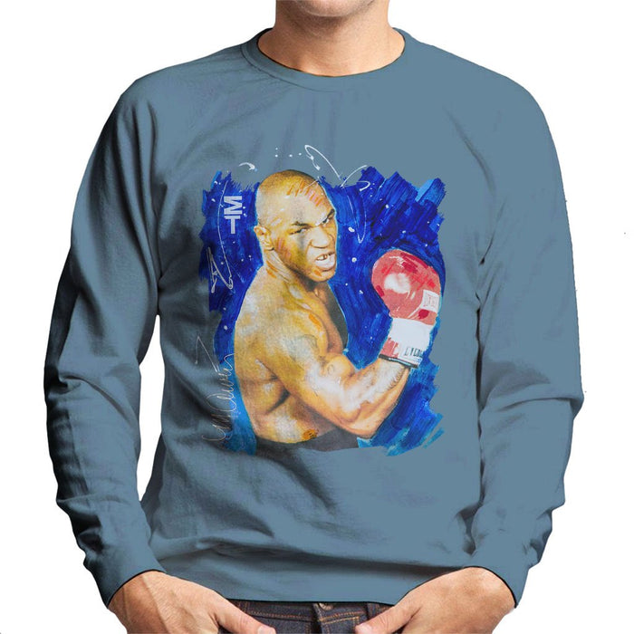 Sidney Maurer Original Portrait Of Mike Tyson Mens Sweatshirt - Mens Sweatshirt