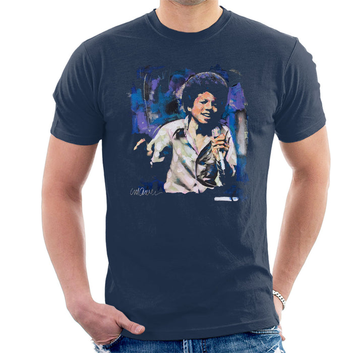 Sidney Maurer Original Portrait Of Young Michael Jackson Men's T-Shirt