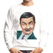 Sidney Maurer Original Portrait Of Mr Bean Rowan Atkinson Mens Sweatshirt - Mens Sweatshirt