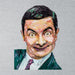Sidney Maurer Original Portrait Of Mr Bean Rowan Atkinson Mens Vest - Mens Vest