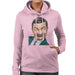 Sidney Maurer Original Portrait Of Mr Bean Rowan Atkinson Womens Hooded Sweatshirt - Small / Light Pink - Womens Hooded Sweatshirt