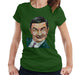 Sidney Maurer Original Portrait Of Mr Bean Rowan Atkinson Womens T-Shirt - Womens T-Shirt