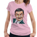 Sidney Maurer Original Portrait Of Mr Bean Rowan Atkinson Womens T-Shirt - Small / Light Pink - Womens T-Shirt