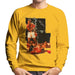 Sidney Maurer Original Portrait Of Muhammad Ali Sonny Liston Knockout Mens Sweatshirt - Gold / Small - Mens Sweatshirt