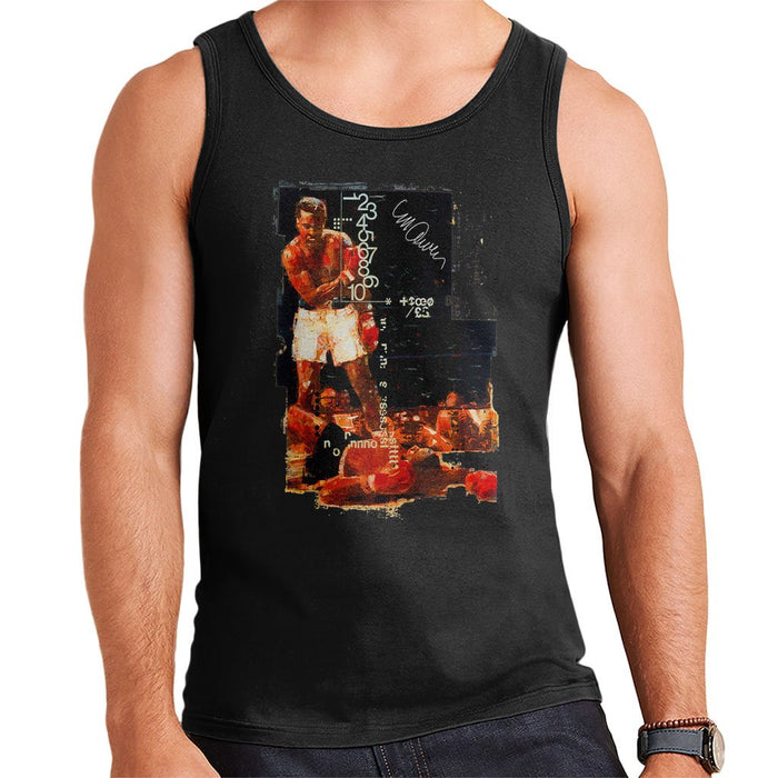Sidney Maurer Original Portrait Of Muhammad Ali Sonny Liston Knockout Mens Vest - Mens Vest