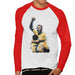 Sidney Maurer Original Portrait Of Pele Mens Baseball Long Sleeved T-Shirt - Mens Baseball Long Sleeved T-Shirt