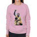 Sidney Maurer Original Portrait Of Pele Womens Sweatshirt - Small / Light Pink - Womens Sweatshirt