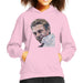 Sidney Maurer Original Portrait Of Steve McQueen Kids Hooded Sweatshirt - X-Small (3-4 yrs) / Light Pink - Kids Boys Hooded Sweatshirt