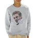 Sidney Maurer Original Portrait Of Steve McQueen Kids Sweatshirt - Kids Boys Sweatshirt