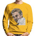 Sidney Maurer Original Portrait Of Steve McQueen Mens Sweatshirt - Small / Gold - Mens Sweatshirt