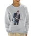 Sidney Maurer Original Portrait Of Bob Dylan On Bass Kids Sweatshirt - Kids Boys Sweatshirt