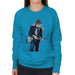 Sidney Maurer Original Portrait Of Bob Dylan On Bass Womens Sweatshirt - Womens Sweatshirt