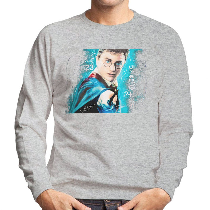 Sidney Maurer Original Portrait Of Daniel Radcliffe Harry Potter Mens Sweatshirt - Mens Sweatshirt