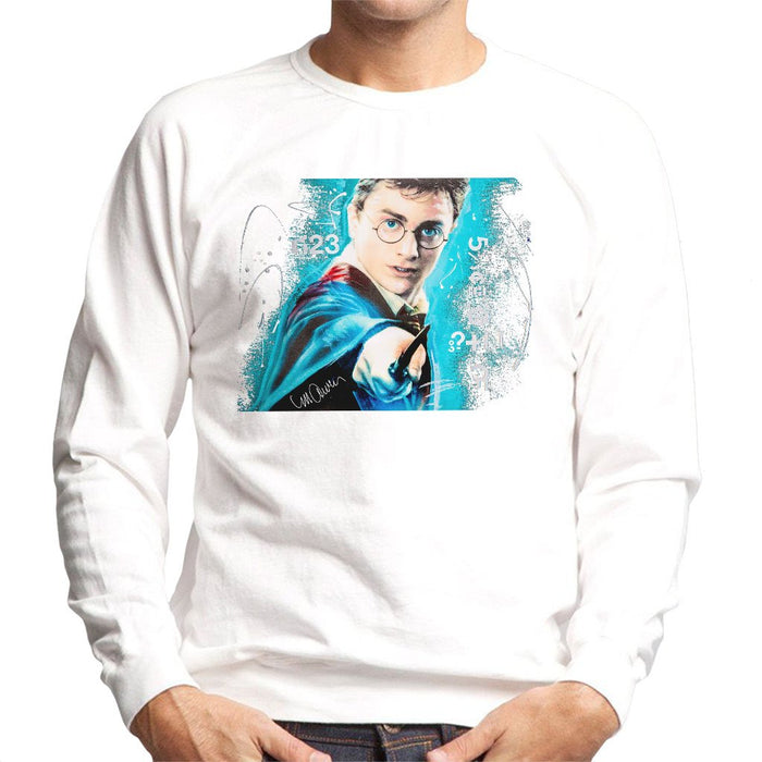 Sidney Maurer Original Portrait Of Daniel Radcliffe Harry Potter Mens Sweatshirt - Mens Sweatshirt