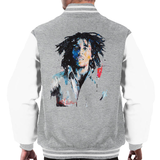 Sidney Maurer Original Portrait Of Bob Marley Men's Varsity Jacket