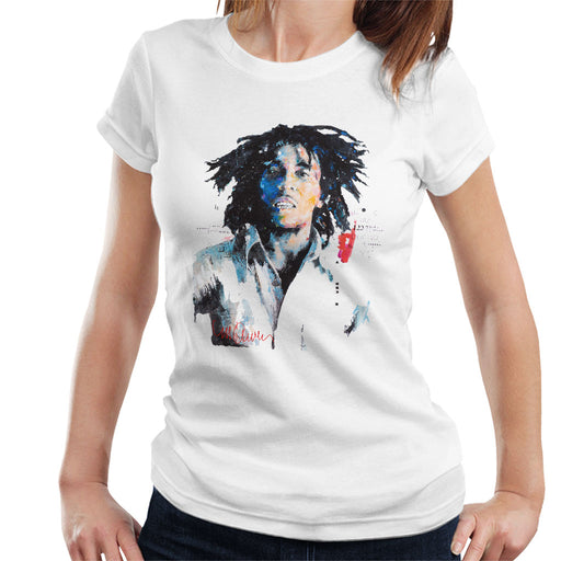 Sidney Maurer Original Portrait Of Bob Marley Women's T-Shirt