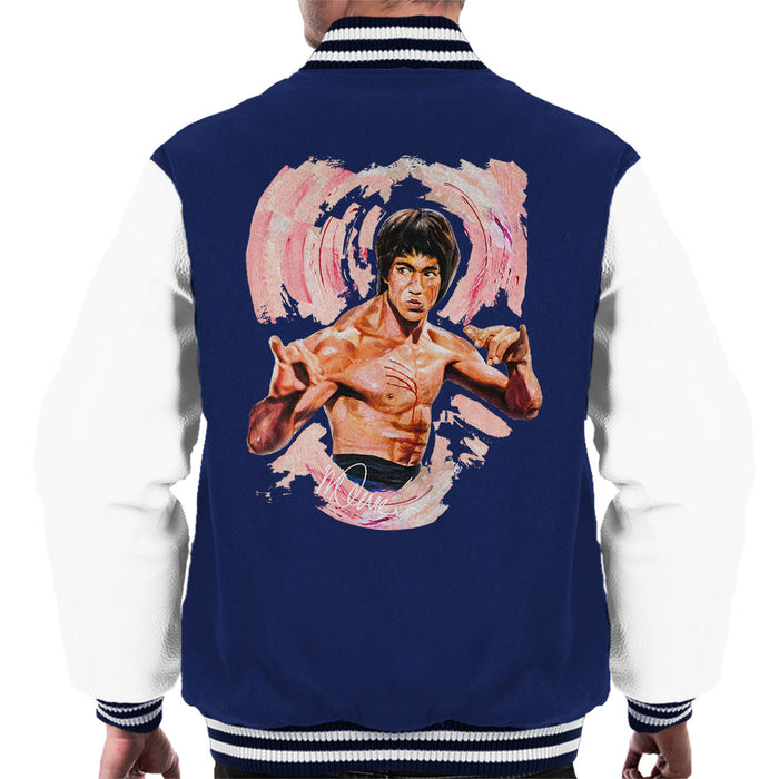 Sidney Maurer Original Portrait Of Bruce Lee Enter The Dragon Men's Varsity Jacket