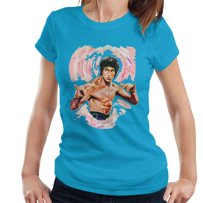 Sidney Maurer Original Portrait Of Bruce Lee Enter The Dragon Women's T-Shirt