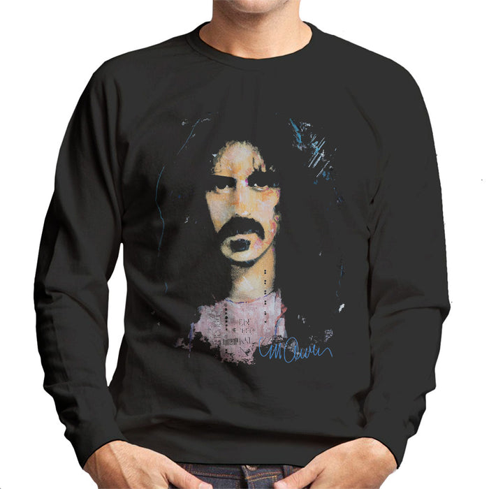 Sidney Maurer Original Portrait Of Frank Zappa Men's Sweatshirt